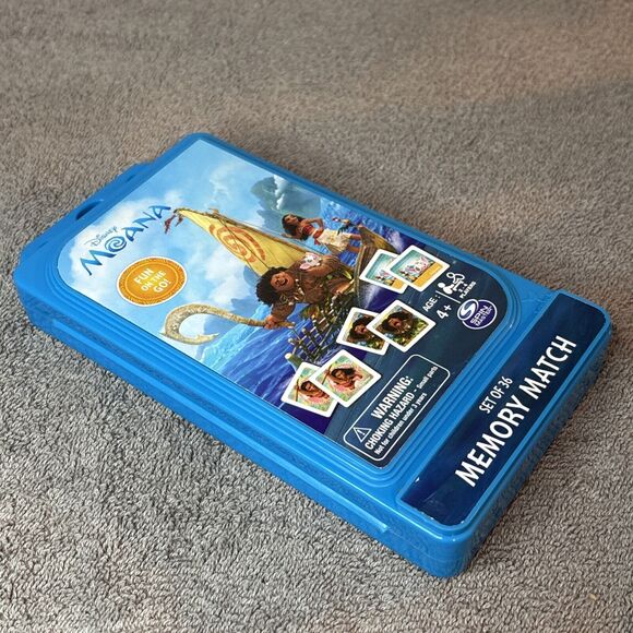 Disney Moana Memory Match Fun On The Go Set Of 36 Spin Master (No Instructions) - Picture 3 of 11